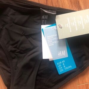 H&M Black Bikini Briefs for swim
